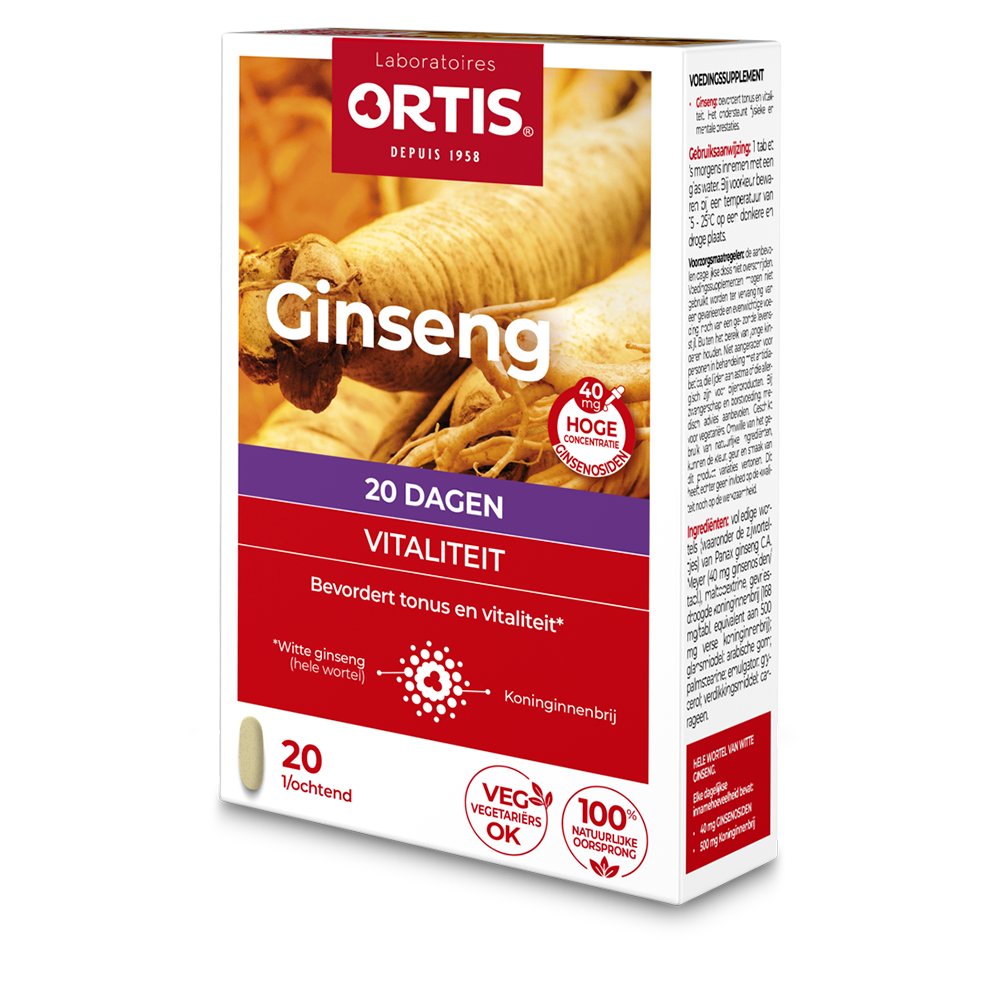 Ortis Ginseng bio 20tabl PL33/21
